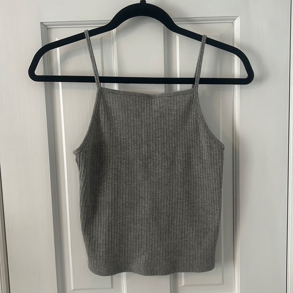 Gray Ribbed American Eagle Tank